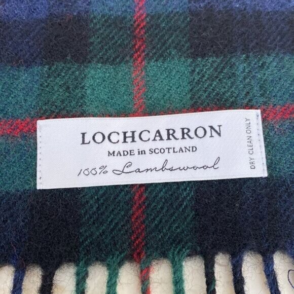 Lochcarron 100% Lambswool Made In Scotland Tartan Scarf - Unisex - Picture 9 of 9